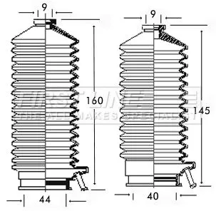 Front Left Or Right Steering Rack Boot Fits Nissan Sunny