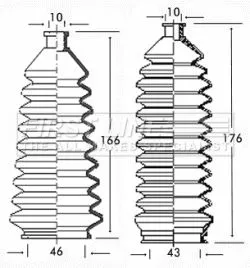 Front Left Or Right Steering Rack Boot Fits Suzuki Alto Carry Ignis Swift