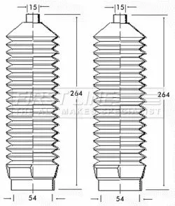 Front Left Or Right Steering Rack Boot Fits Citroën Fiat Iveco Talbot C25 Daily 