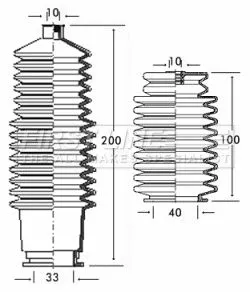 Front Left Or Right Steering Rack Boot Fits Renault Trafic