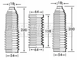 Front Left Or Right Steering Rack Boot Fits Audi Vw A4 A6 A8 Allroad Passat