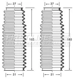 Front Left Or Right Steering Rack Boot Fits Bmw 3 5 Z3