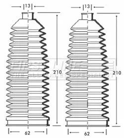Front Left Or Right Steering Rack Boot Fits Bmw Citroën Fiat Peugeot 5 806 Evasi