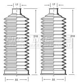 Front Left Or Right Steering Rack Boot Fits Ford Scorpio