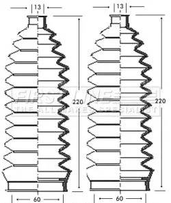 Front Left Or Right Steering Rack Boot Fits Mercedes-benz V-class Vito