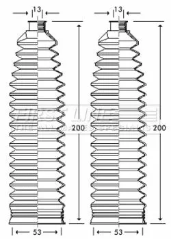 Front Left Or Right Steering Rack Boot Fits Opel Toyota Vauxhall Astra Astravan 