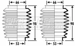 Front Left Or Right Steering Rack Boot Fits Alfa Romeo 145 146
