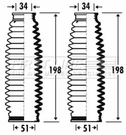 Front Left Or Right Steering Rack Boot Fits Alfa Romeo 159 Brera Spider