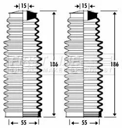 Front Left Or Right Steering Rack Boot Fits Bmw 3