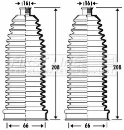 Front Left Or Right Steering Rack Boot Fits Bmw Land Rover 5 7 Range Rover X3