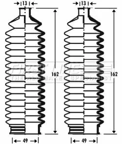 FIRST LINE FIRST LINE FSG3285 Front Left Or Right Steering Rack Boot Fits Chevrolet Daewoo Rezzo 