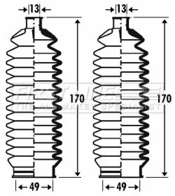 Front Left Or Right Steering Rack Boot Fits Chevrolet Lacetti