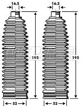 Front Left Or Right Steering Rack Boot Fits Ford Land Rover Volvo Freelander 2 G