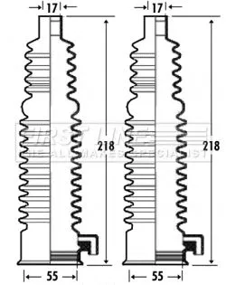 FIRST LINE FIRST LINE FSG3301 Front Left Or Right Steering Rack Boot Fits Ford Mondeo 