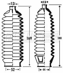 Front Left Or Right Steering Rack Boot Fits Honda Civic