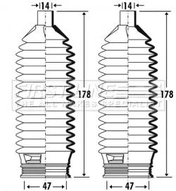 Front Left Or Right Steering Rack Boot Fits Hyundai Kia Accent Getz Matrix Pican