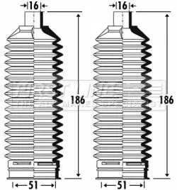 Front Left Or Right Steering Rack Boot Fits Hyundai Kia Sonata Sportage Tucson