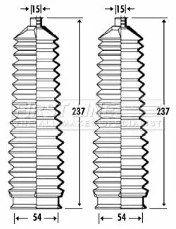 FIRST LINE FIRST LINE FSG3324 Front Left Or Right Steering Rack Boot Fits Kia Carnival Sorento 