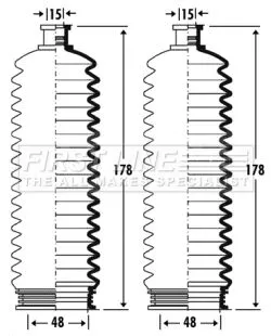 Front Left Or Right Steering Rack Boot Fits Hyundai Kia Cerato Coupe