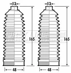 Front Left Or Right Steering Rack Boot Fits Mini Mini