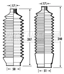 Front Left Or Right Steering Rack Boot Fits Mitsubishi Pajero Pajero Classic