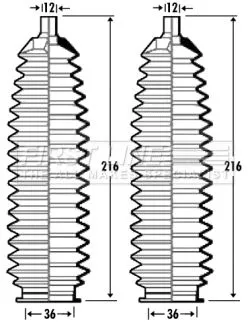 Front Left Or Right Steering Rack Boot Fits Nissan Micra