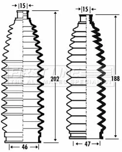 Front Left Or Right Steering Rack Boot Fits Nissan X-trail