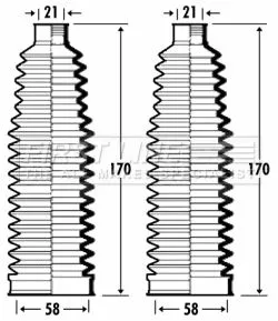 Front Left Or Right Steering Rack Boot Fits Peugeot 406