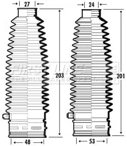 Front Left Or Right Steering Rack Boot Fits Peugeot 407