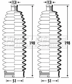 Front Left Or Right Steering Rack Boot Fits Renault Laguna