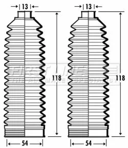 Front Left Or Right Steering Rack Boot Fits Saab 9-5 9000