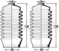 Front Left Or Right Steering Rack Boot Fits Toyota Starlet