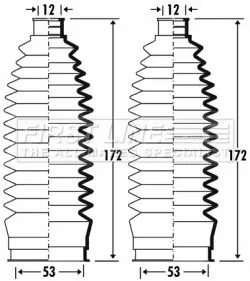 Front Left Or Right Steering Rack Boot Fits Toyota Yaris