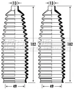 Front Left Or Right Steering Rack Boot Fits Opel Vauxhall Meriva