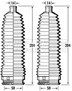 Front Left Or Right Steering Rack Boot Fits Volvo S60 S80 V70 Xc70