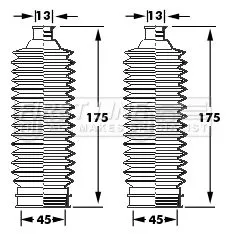 Front Left Or Right Steering Rack Boot Fits Honda Accord