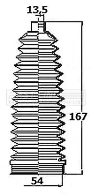 Front Left Or Right Steering Rack Boot Fits Nissan Almera Micra Versa