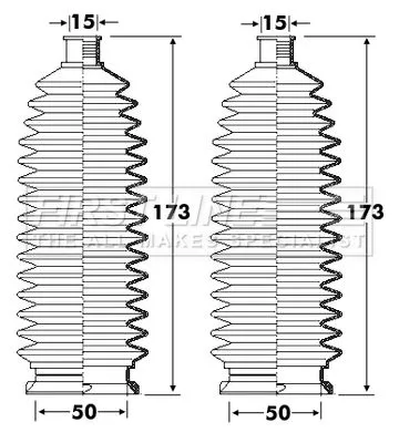 Front Left Or Right Steering Rack Boot Fits Citroën Peugeot 1007 C2 C2 Enterpris