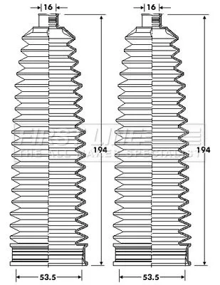 Front Left Or Right Steering Rack Boot Fits Seat Skoda Vw Citigo Mii Up!