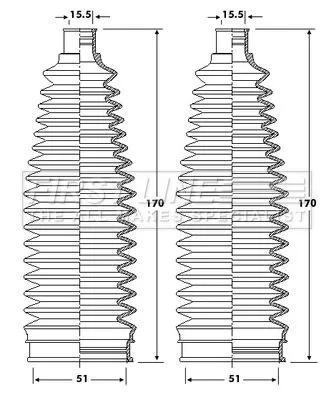 Front Left Or Right Steering Rack Boot Fits Mazda 3 5