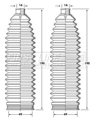Front Left Or Right Steering Rack Boot Fits Audi Chevrolet Opel Seat Vauxhall A3