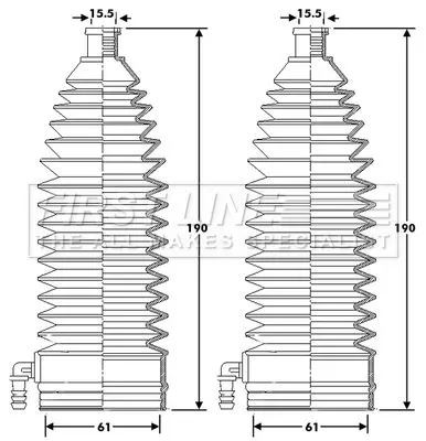 Front Left Or Right Steering Rack Boot Fits Citroën Ds Peugeot 3008 308 308 Cc 3