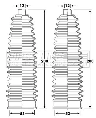 Front Left Or Right Steering Rack Boot Fits Mercedes-benz Renault Citan Kangoo K