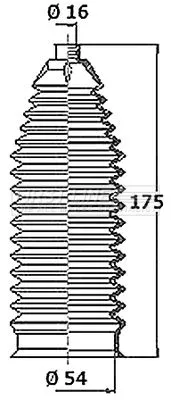 Front Left Or Right Steering Rack Boot Fits Hyundai Kia Santa Fé Sorento