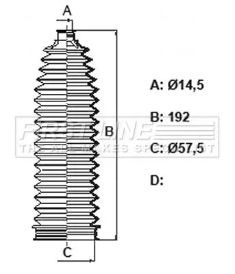 Front Left Or Right Steering Rack Boot Fits Mercedes-benz A-class B-class