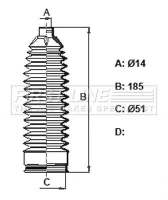 Front Left Or Right Steering Rack Boot Fits Mazda 6 Cx-5