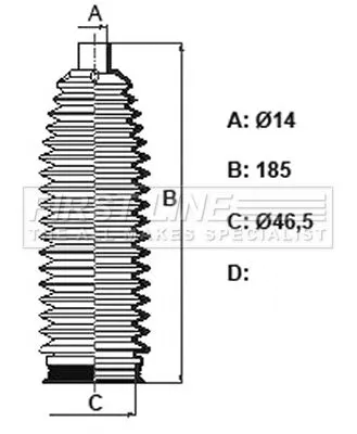 Front Left Or Right Steering Rack Boot Fits Chevrolet Opel Vauxhall Aveo Mokka /