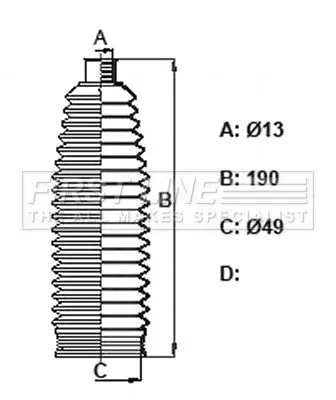 Front Left Or Right Steering Rack Boot Fits Opel Vauxhall Astra Zafira Zafira / 