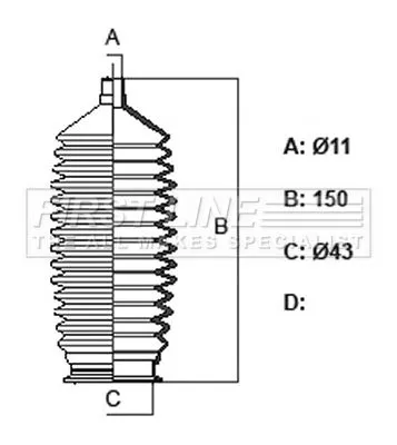 Front Left Or Right Steering Rack Boot Fits Citroën Xsara Picasso