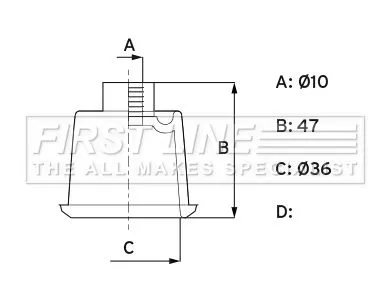 FIRST LINE FIRST LINE FSG3463 Front Left Or Right Steering Rack Boot Fits Citroën Xsara Picasso 